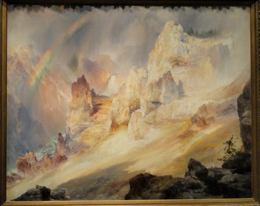 Sateenkaari Yellowstone'n Grand Canyonilla - Thomas Moran
