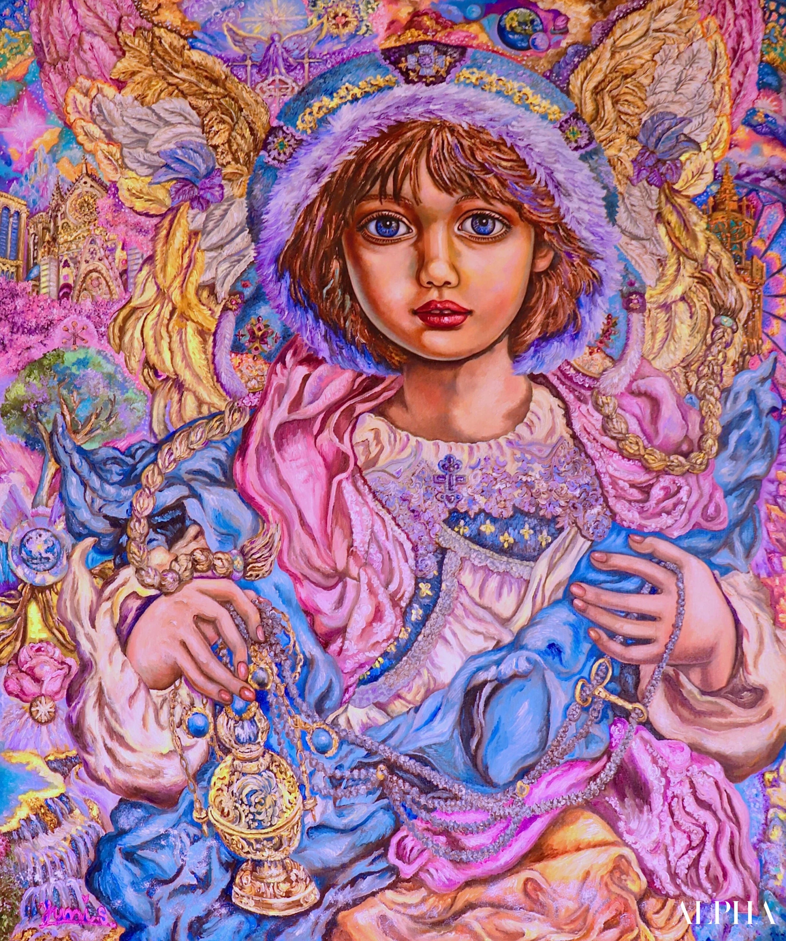 Archangel Chamuel - Yumi Sugai Reproductions de tableaux à la peinture à l’huile