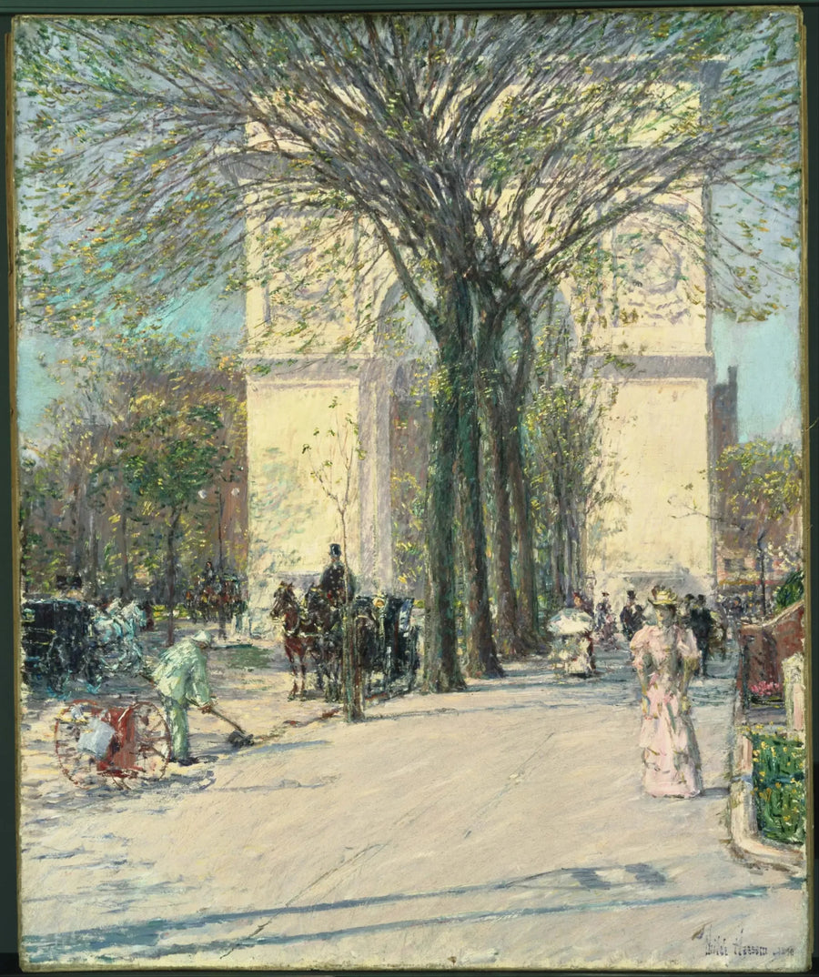 Washingtonin linna, kevät - Childe Hassam