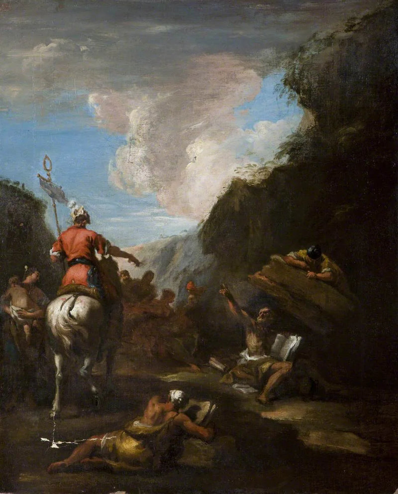 Archimedes ja Hiero Syracusassa - Sebastiano Ricci