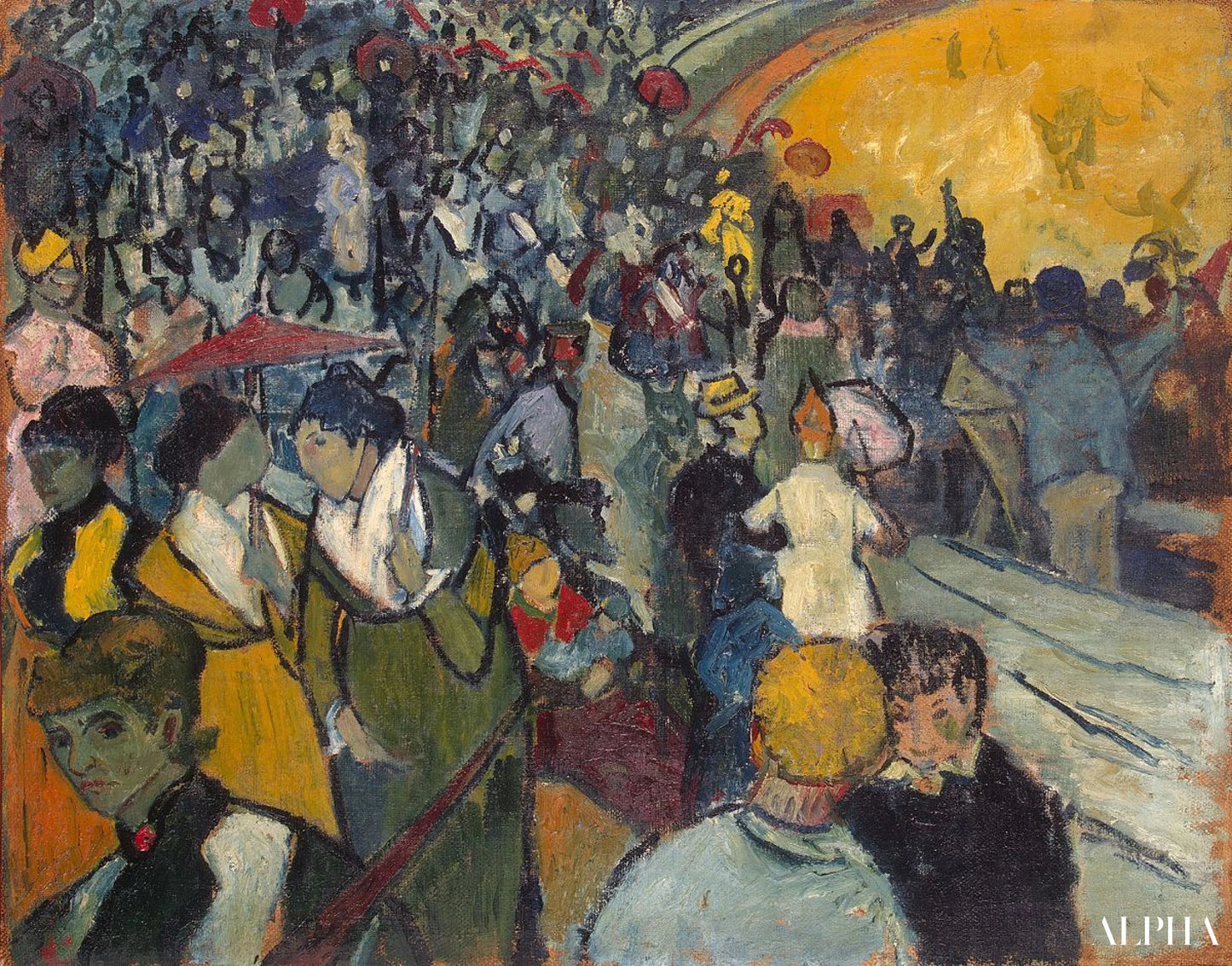Arènes à Arles - Van Gogh - Reproductions de tableaux et peintures haut de gamme