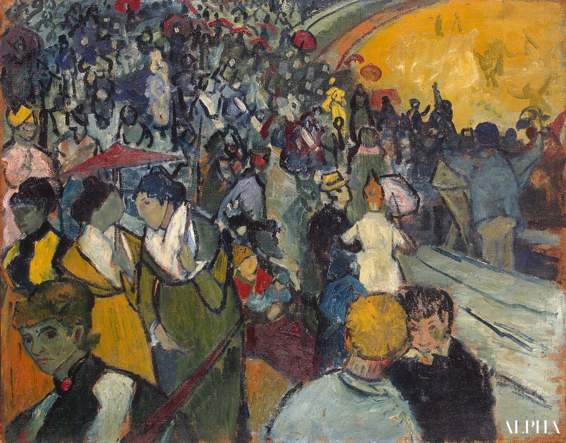 Arènes à Arles - Van Gogh - Reproductions de tableaux et peintures haut de gamme