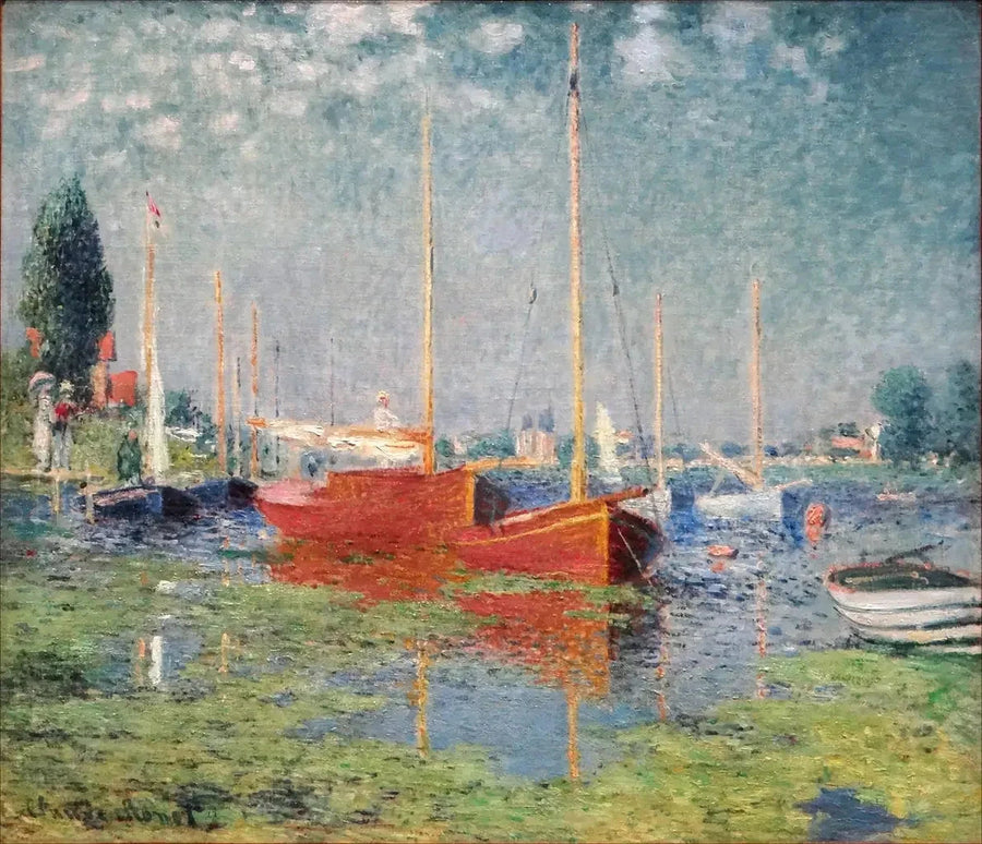 Punaiset veneet, Argenteuil - Claude Monet