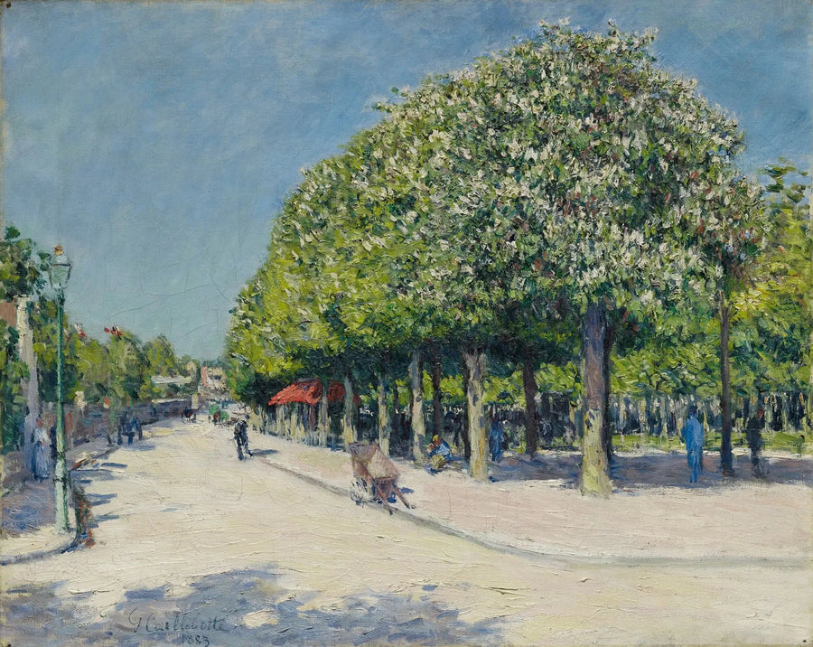 Argenteuil, huvipuisto - Gustave Caillebotte