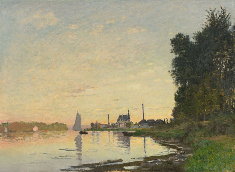 Argenteuil, myöhään iltapäivällä W224 - Claude Monet