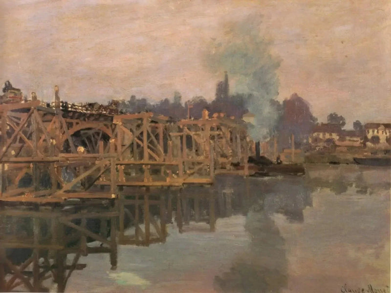 Argenteuil, silta korjauksen alla W194 - Claude Monet