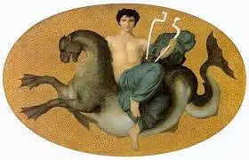 Arion merihirviöllä - Bouguereau