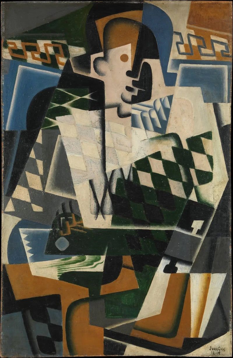 Arlekiini kitaralla - Juan Gris
