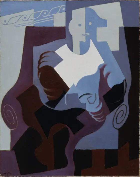 Arlequin istuu - Juan Gris
