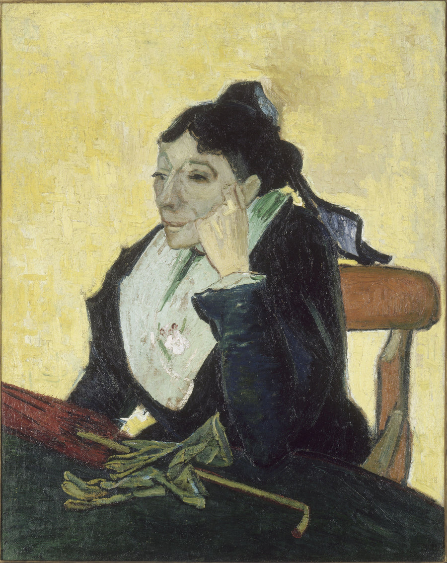 L’Arlésienne, Madame Ginoux avec un parasol et des gants, de Vincent van Gogh, 1888, musée d’Orsay