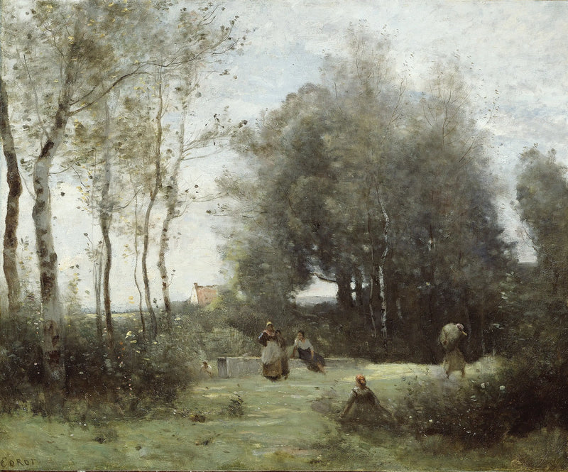 Arleux-Palluel, Treffipäivän silta - Jean-Baptiste Camille Corot