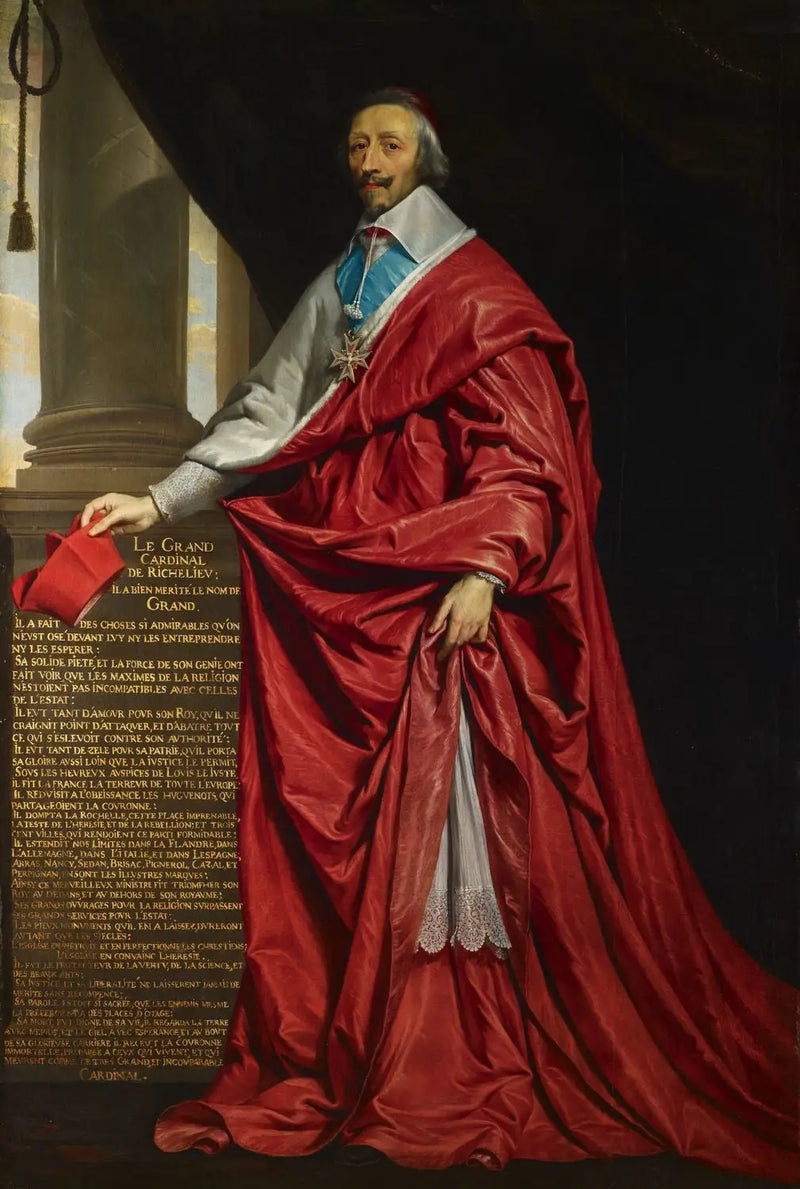 Armand, kardinaali Richelieu (1585-1642) - Philippe de Champaigne