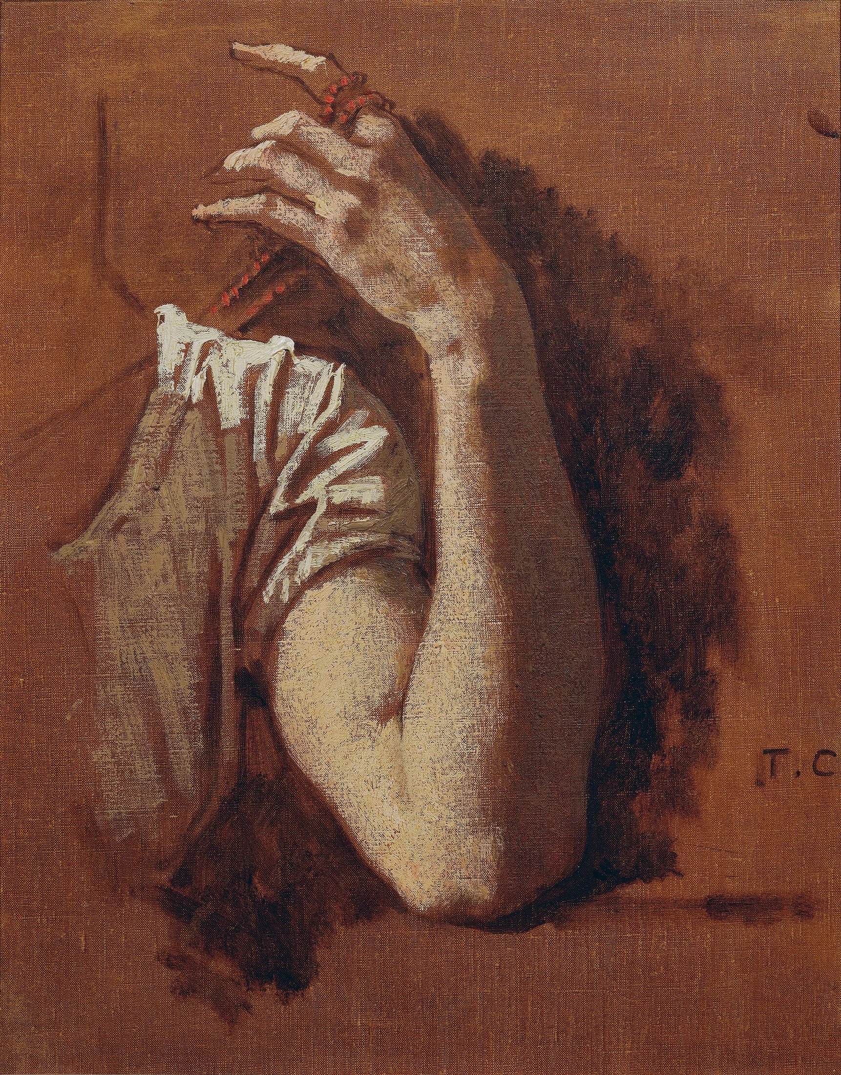 Armstudie - Thomas Couture image 1 copie peinte à la main à l’huile