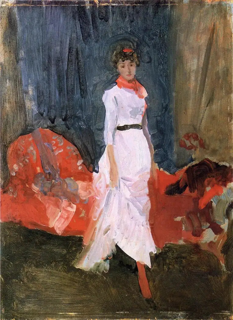 Ruusujen, punaisen ja violetin järjestely - James Abbott McNeill Whistler