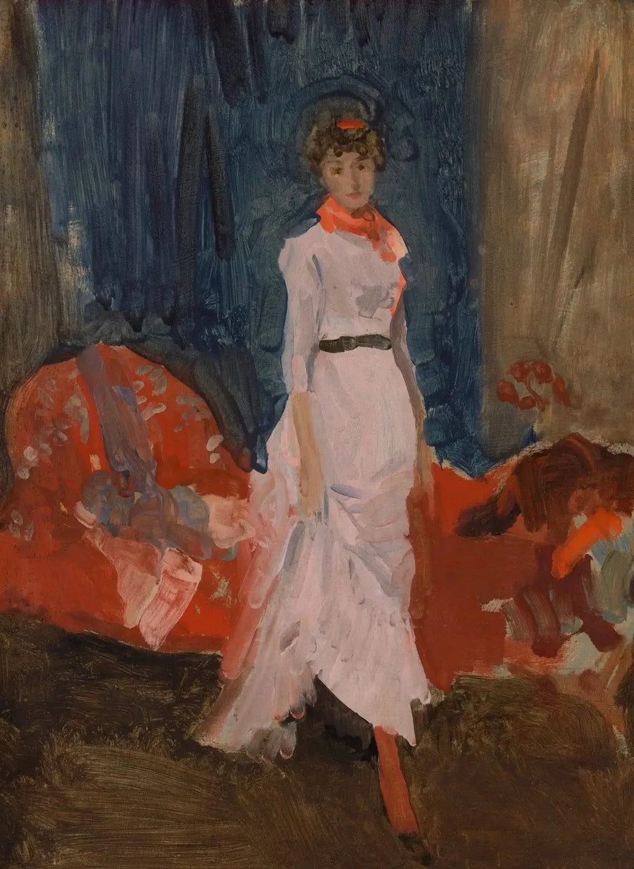 Ruusujen, punaisen ja violetin järjestely - James Abbott McNeill Whistler