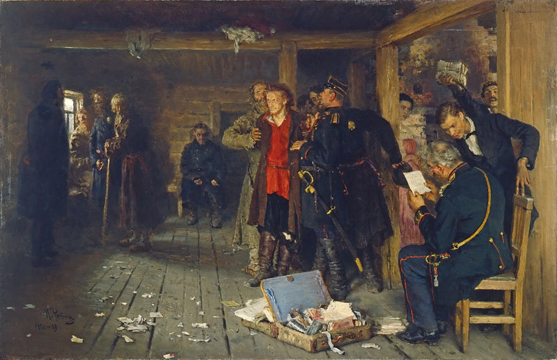 Propagandistin pidätys - Ilya Repin