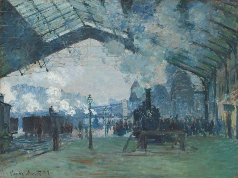 Normandian junan saapuminen, Saint-Lazaren asema - Claude Monet