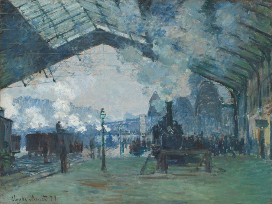 Normandian junan saapuminen, Saint-Lazaren asema W440 - Claude Monet