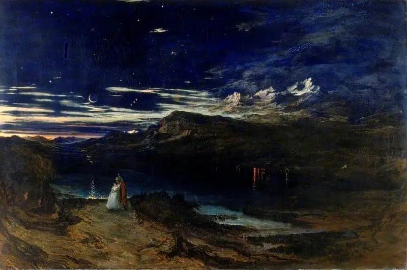 Arthur ja Aegle Onnellisessa laaksossa - John Martin