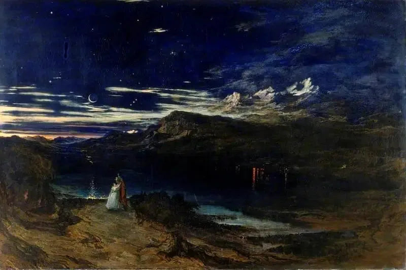 Arthur ja Aegle Onnellisessa laaksossa - John Martin
