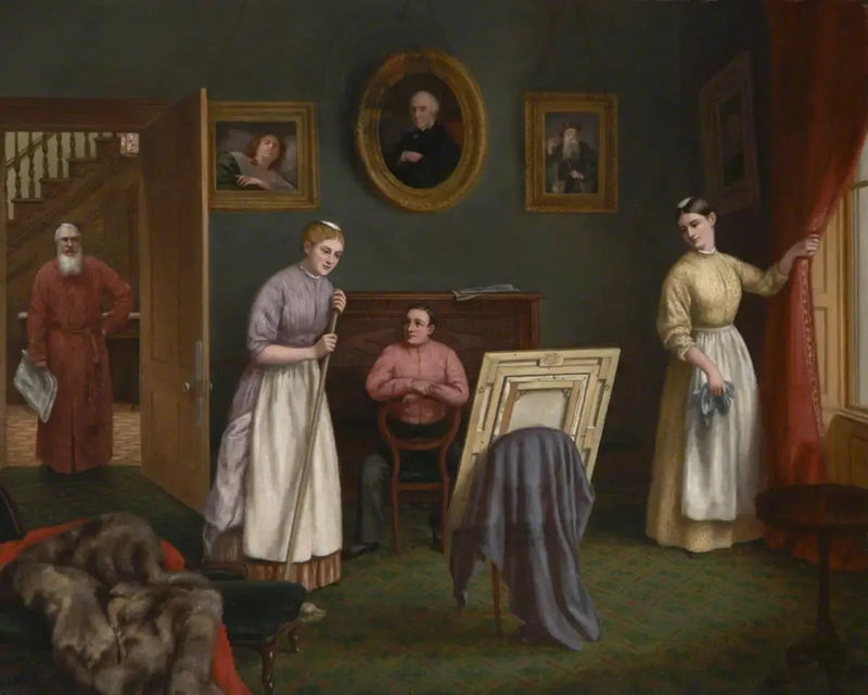 Taiteilija työpajassaan - Fitz Henry Lane