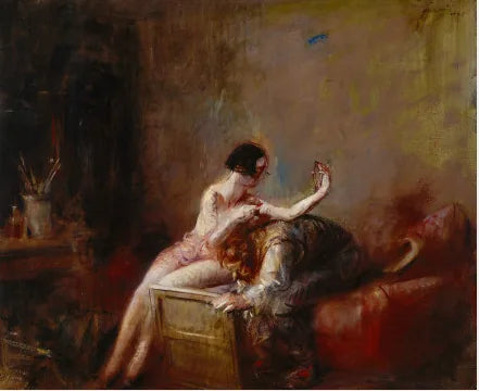 Taiteilija ja malli - Jean-Louis Forain