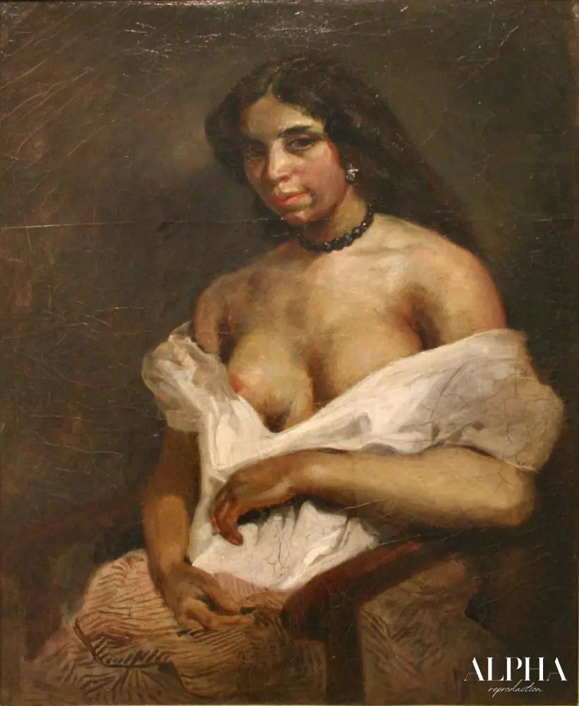 Aspasie - Eugène Delacroix - Reproductions de tableaux et peintures haut de gamme