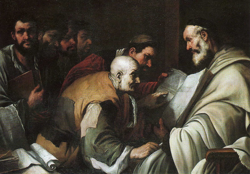 Uskonnollisten yhteisöjen kokous - Luca Giordano