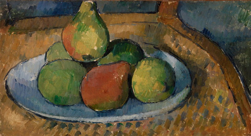 Hedelmälautanen tuolilla - Paul Cézanne