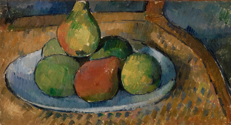 Hedelmälautanen tuolilla - Paul Cézanne