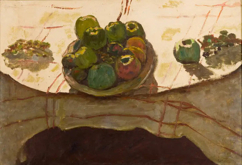 Omenalautanen pöydällä - Pierre Bonnard