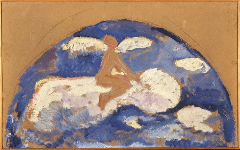 Istuen pilvellä - Edvard Munch