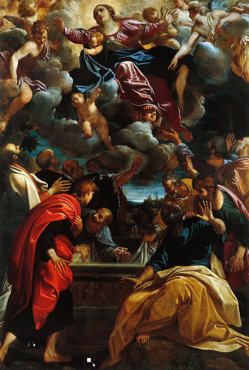 Neitsyt Marian taivaaseenastuminen - Annibale Carracci
