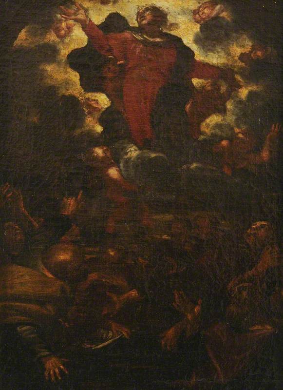 Neitsyt Marian taivaaseenastuminen - Annibale Carracci