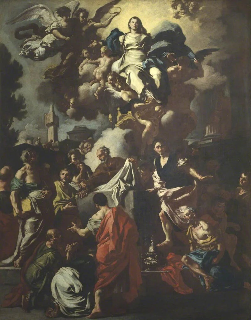 Neitsyt Marian taivaaseenastuminen - Francesco Solimena