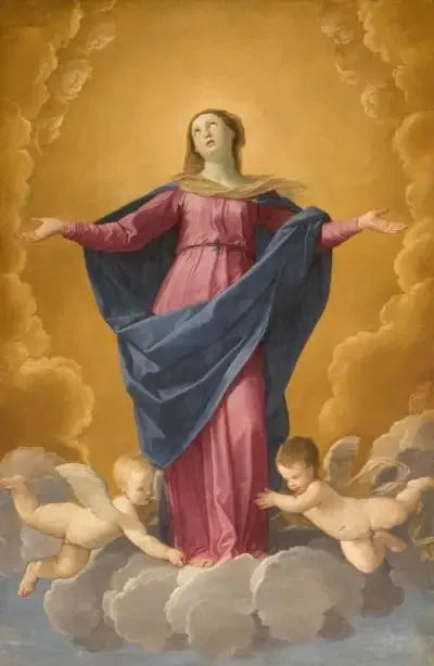 Neitsyt Marian taivaaseenastuminen - Guido Reni