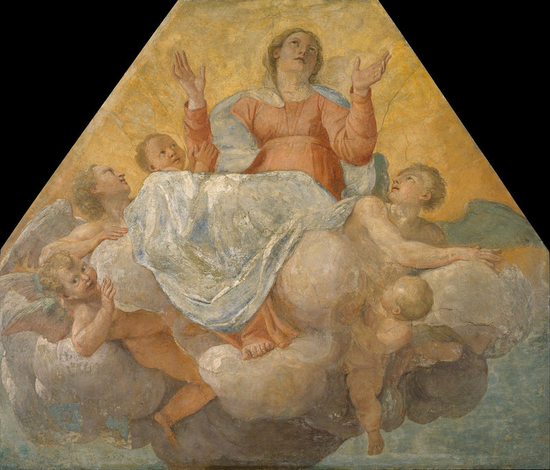 Neitsyt Marian taivaaseenastuminen - Annibale Carracci