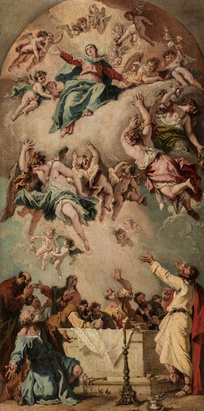 Marian taivaanastuminen - Sebastiano Ricci