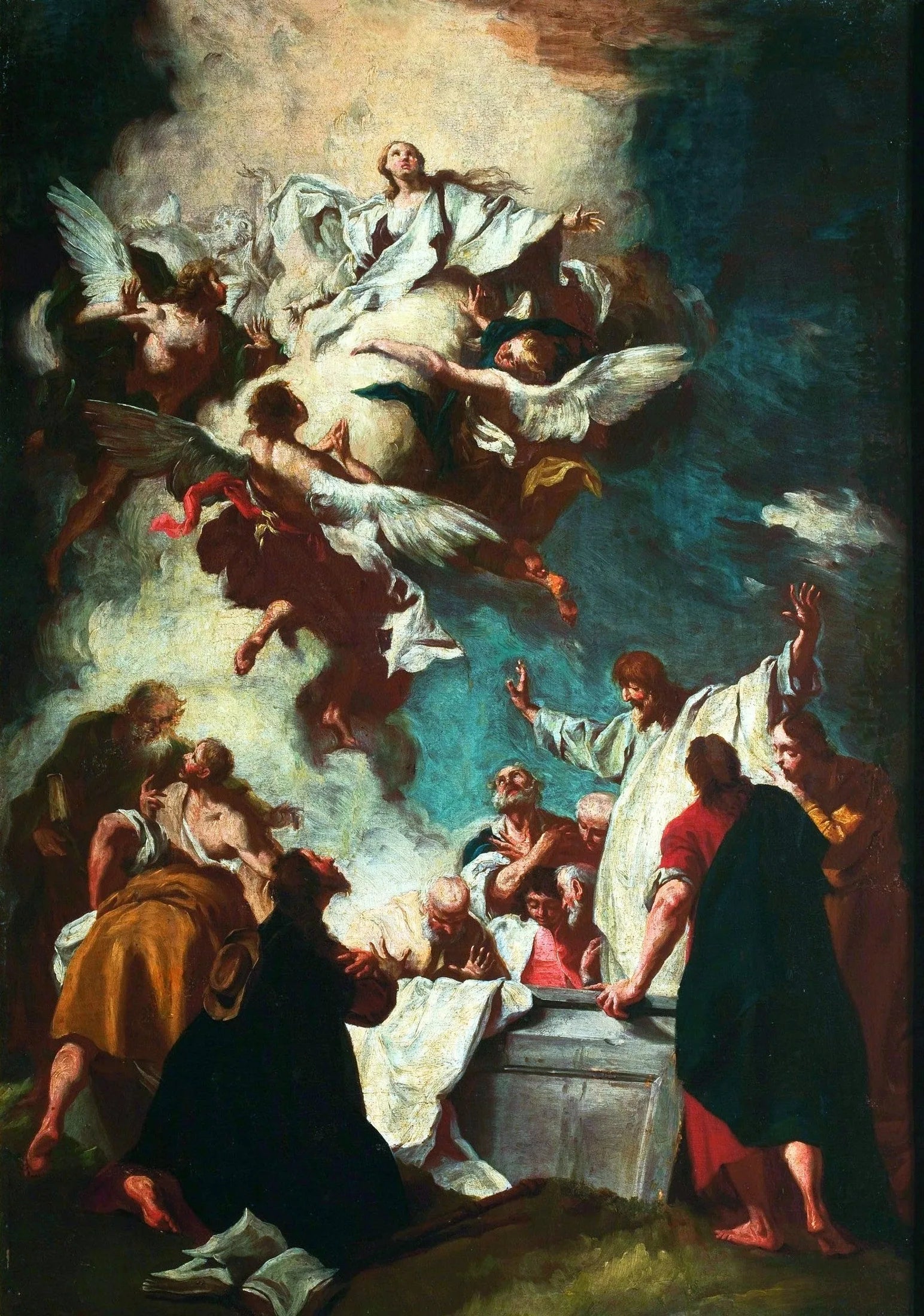 Assomption de Marie - Giovanni Battista Piazzetta image 1 copie de tableau peinte à la main