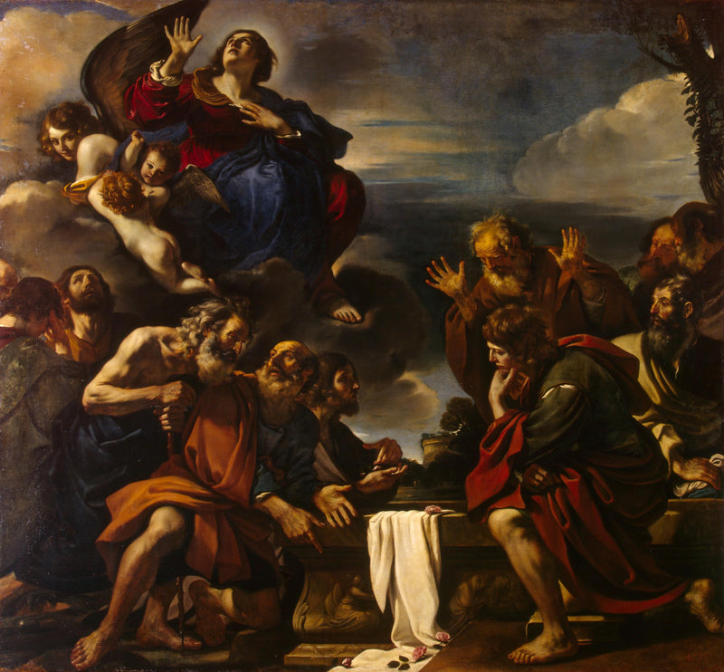 Marian taivaaseenastuminen - Guercino