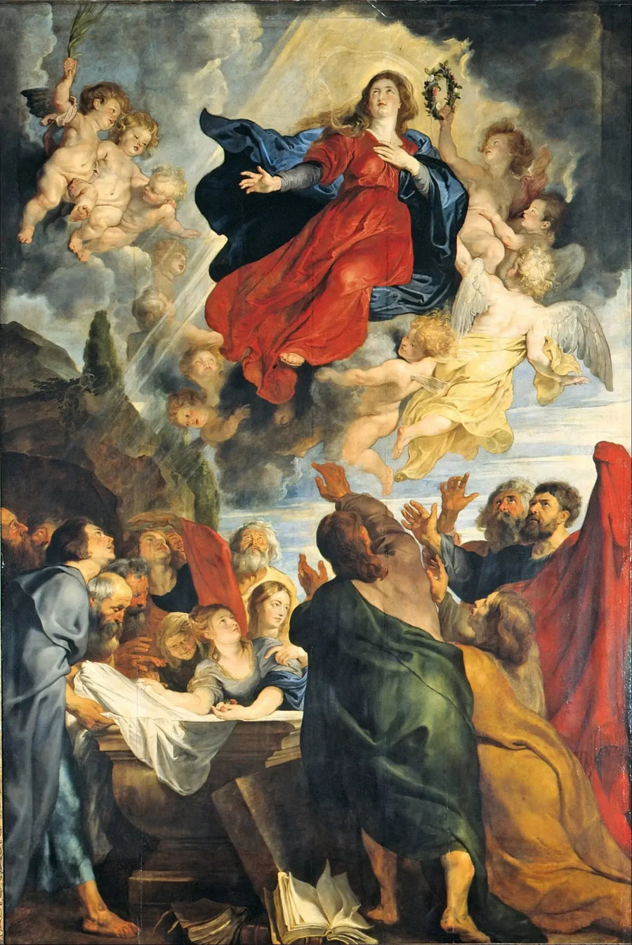 Marian taivaaseenastuminen - Peter Paul Rubens