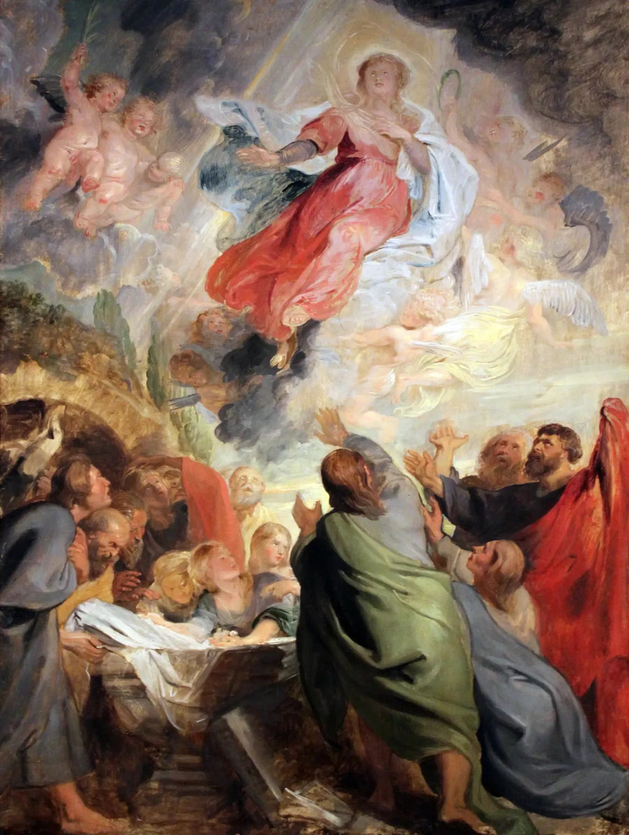 Marian taivaaseenastuminen - Peter Paul Rubens