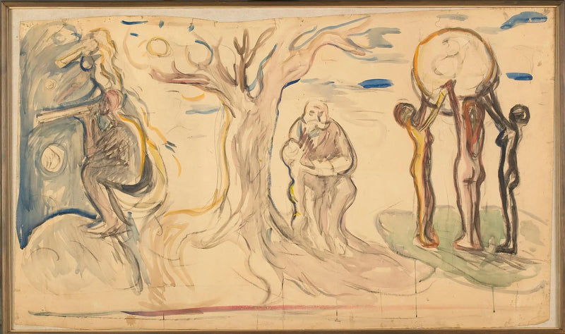 Astronomia, Historia ja Maantiede - Edvard Munch