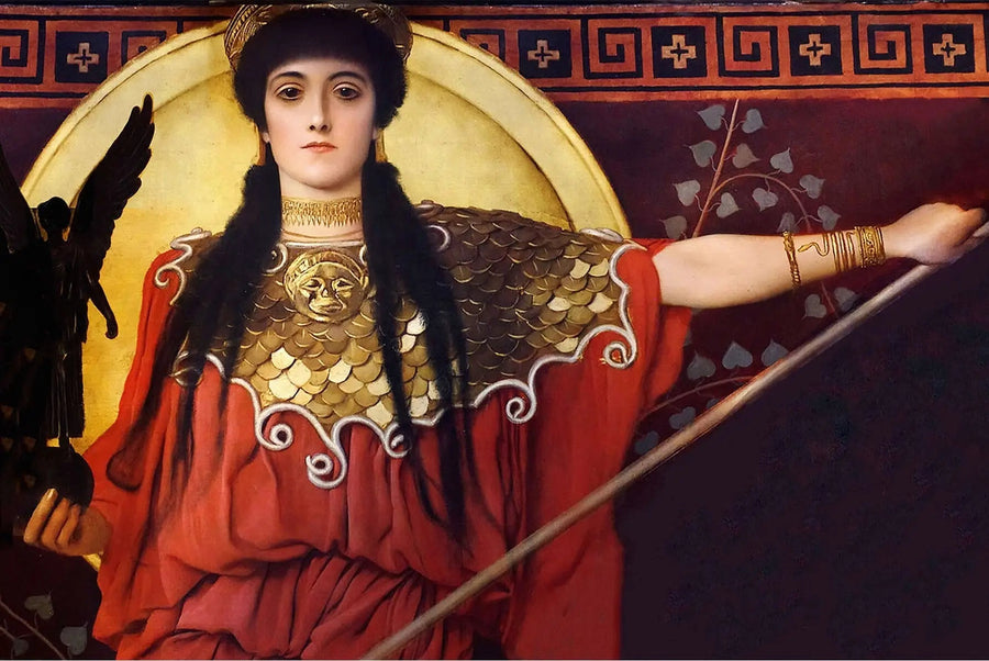🛡️ Athéna (Pallas Athénan yksityiskohta) – Gustav Klimt (noin 1898)
