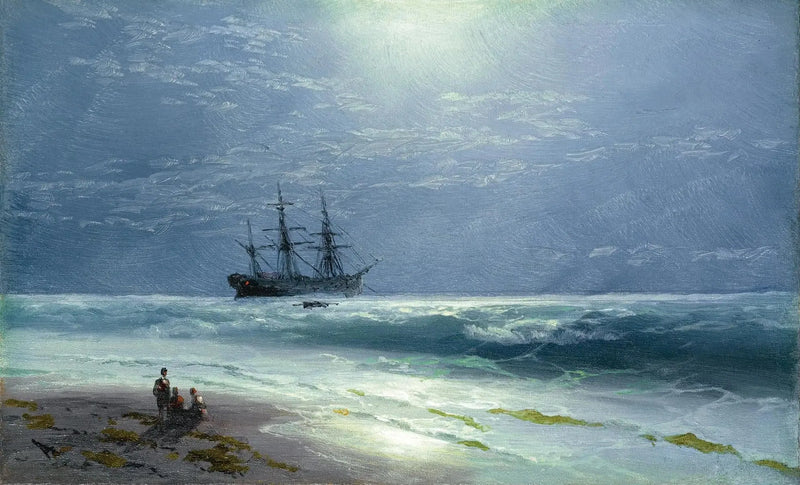Kuulaan laskeutuminen - Ivan Aïvazovski