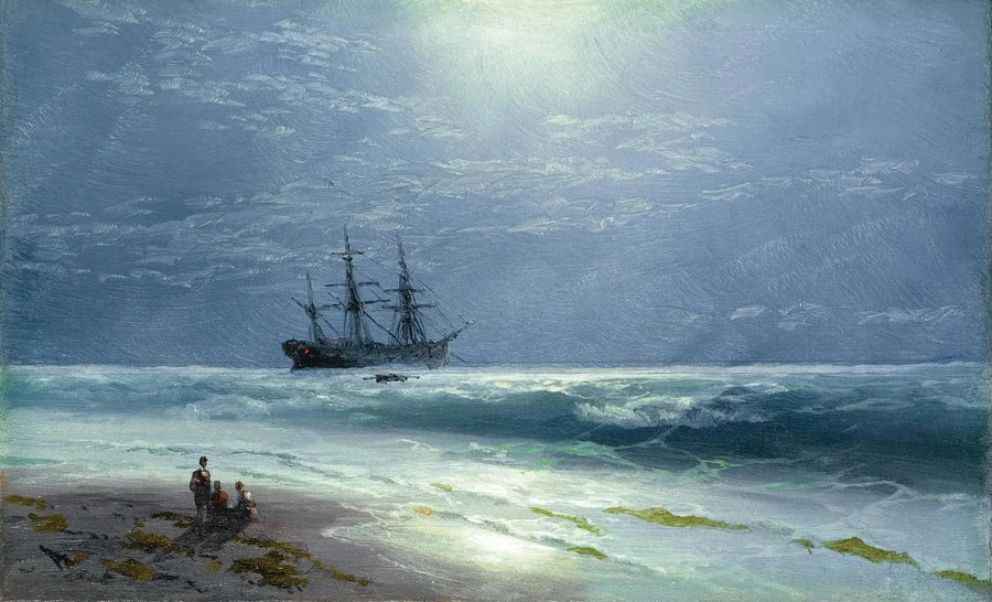 Kuulaan laskeutuminen - Ivan Aïvazovski