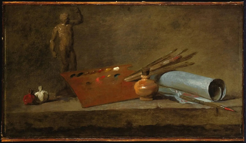 Taiteilijan attribuutit - Jean Siméon Chardin