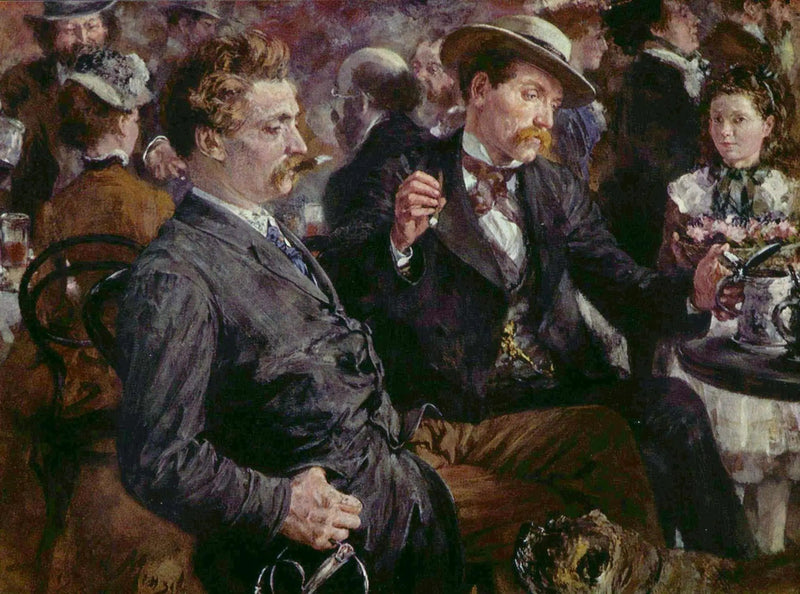 Biergarten - Adolph von Menzel