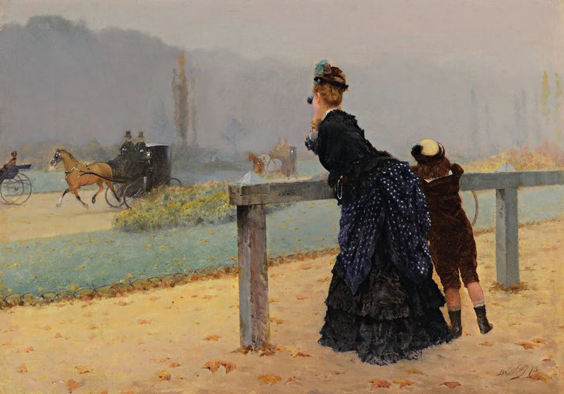 Au Bois de Boulogne, Pariisi - Giuseppe De Nittis