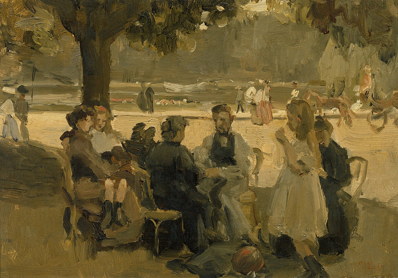 Bois de Boulognessa lähellä Pariisia - Isaac Israel